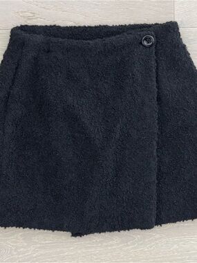 Mikoko Vintage Wool Bouclé Wrap Mini Skirt - Made In Italy - Size 44IT